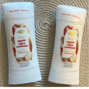 Dove Limited Edition Holiday Treats Apple Cider Carmel Antiperspirant X’s 2